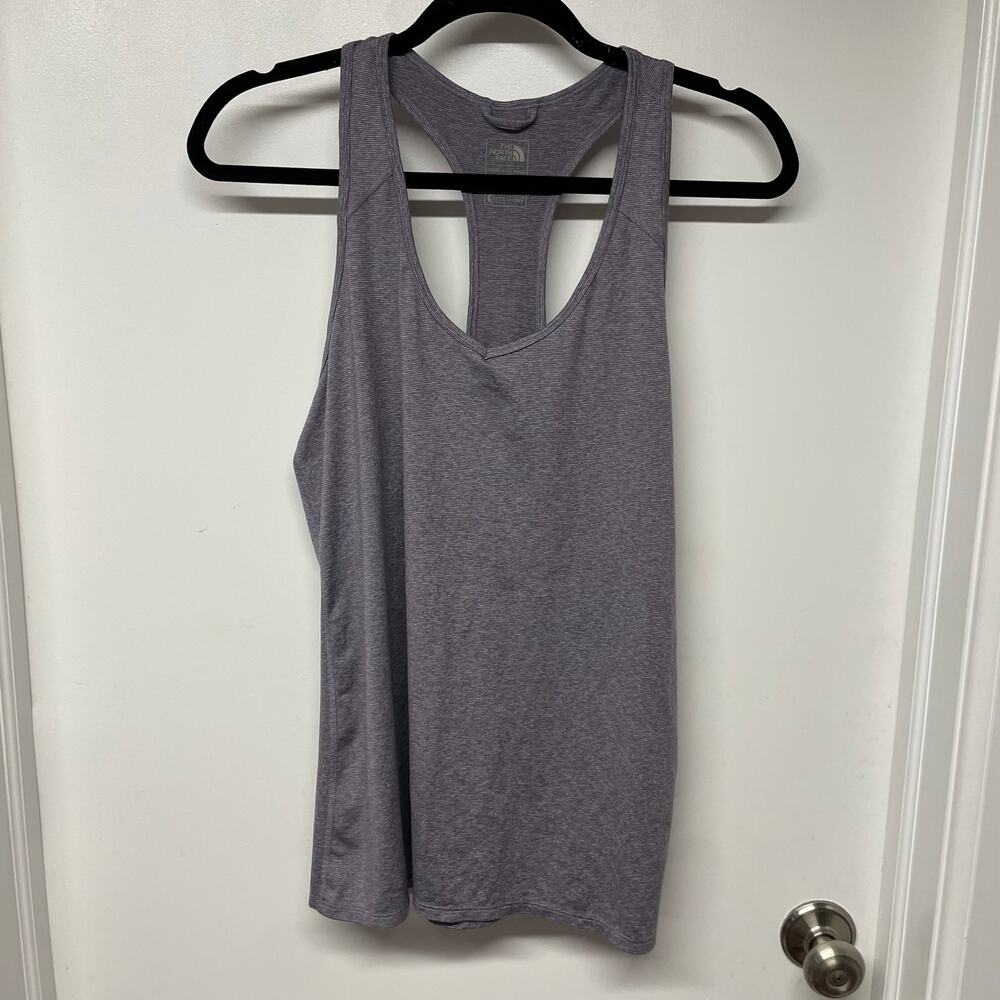 The North Face Women’s Flash Dry Fit Tank Top Gray Mauve Space Dye Size Large